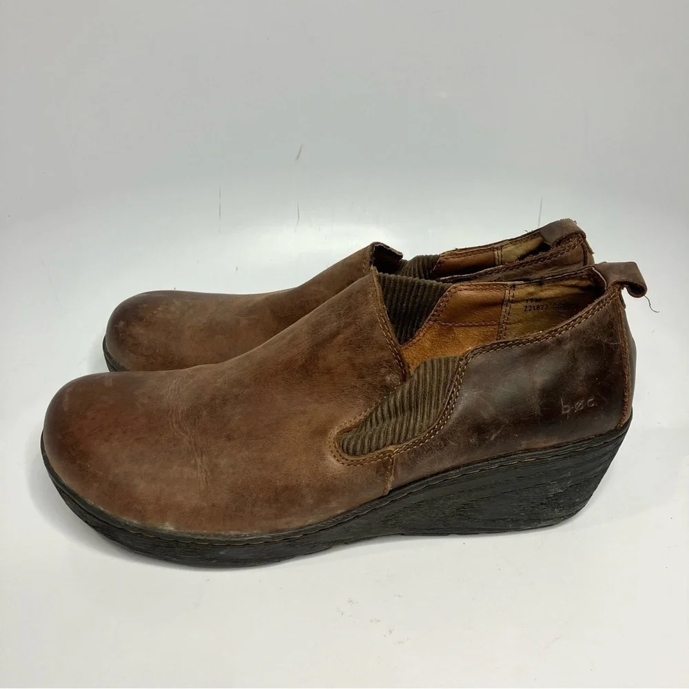 BOC Stefano wedge clog leather‎ size 11